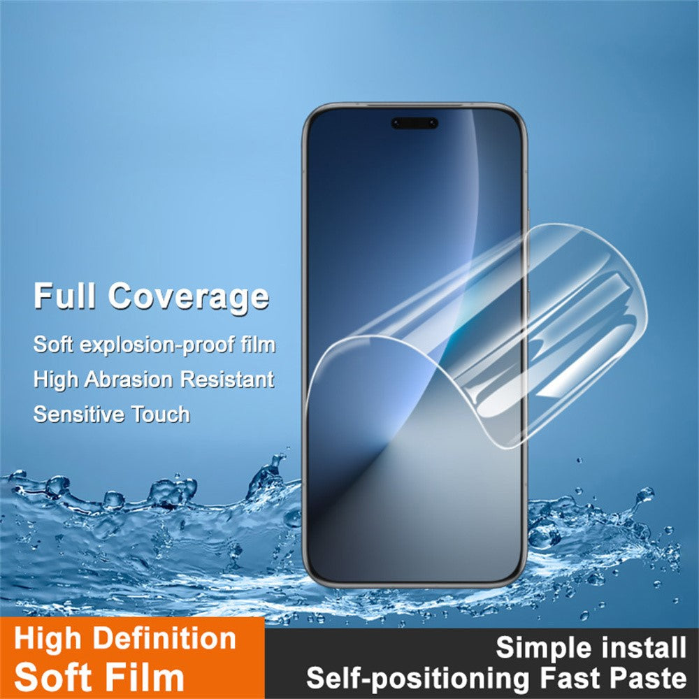 IMAK Hydrogel Film 4th For Honor Magic8 Pro 5G Full Screen Protector Ultra Clear Full Glue Soft TPU Film (Fingerprint Unlock)