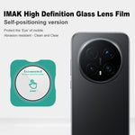 IMAK For Honor Magic8 Pro 5G Camera Lens Protector Tempered Glass Lens Film with Self Positioning Frame