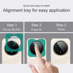 IMAK For Honor Magic8 Pro 5G Camera Lens Protector Tempered Glass Lens Film with Self Positioning Frame