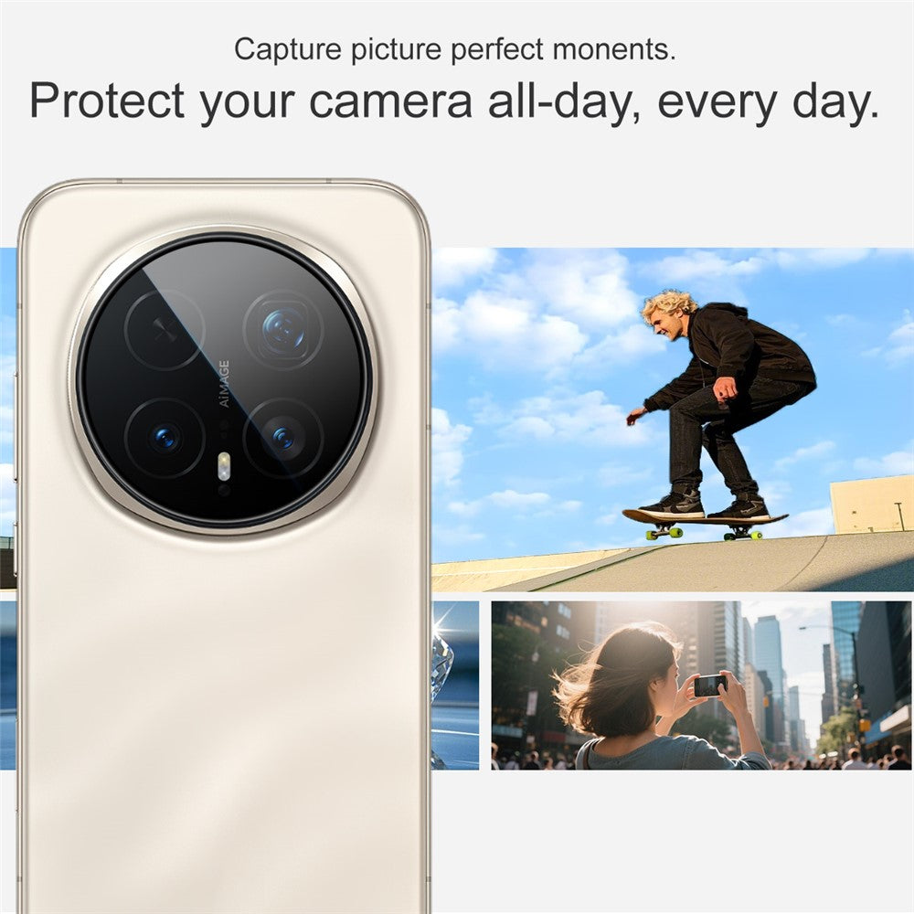 IMAK For Honor Magic8 Pro 5G Camera Lens Protector Tempered Glass Lens Film with Self Positioning Frame