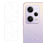 2-pack för Xiaomi Redmi Note 12 Pro 5G, HD-klart härdat glas, bakre kameralinsskydd med 3D-välvda kanter