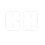 2-pack för Xiaomi Redmi Note 12 Pro 5G, HD-klart härdat glas, bakre kameralinsskydd med 3D-välvda kanter
