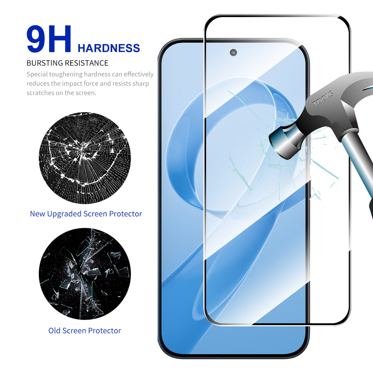 ENKAY HAT PRINCE For Xiaomi Redmi K90 5G / Poco F8 Pro 5G 2Pcs Screen Protector   Silk Printing 0.18mm High Aluminum-silicon Glass (Fingerprint Unlock)