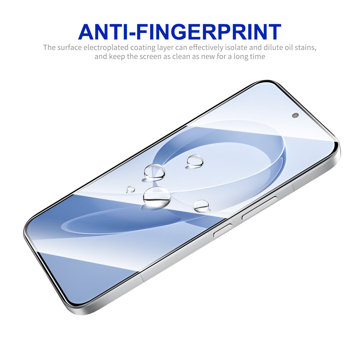 ENKAY HAT PRINCE För Xiaomi Redmi K90 Pro Max 5G / Poco F8 Ultra Skärmskydd Silkestryck 0.18mm Härdat Glas (Fingeravtryckslåsning)