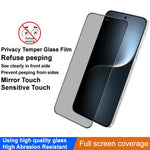 IMAK For Honor Magic7 5G Privacy Screen Protector Anti Peep Full Cover Tempered Glass Film (Fingerprint Unlock)