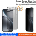 IMAK for Oppo K15 Pro+ 5G / Find X9 Pro 5G Privacy Screen Protector Anti-Peep Full Cover Tempered Glass Film (Fingerprint Unlock)