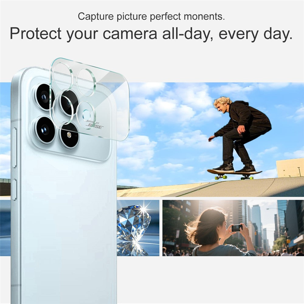IMAK For Xiaomi Redmi K90 5G / Poco F8 Pro 5G Tempered Glass Full Cover Camera Lens Protector + Acrylic Lens Cap