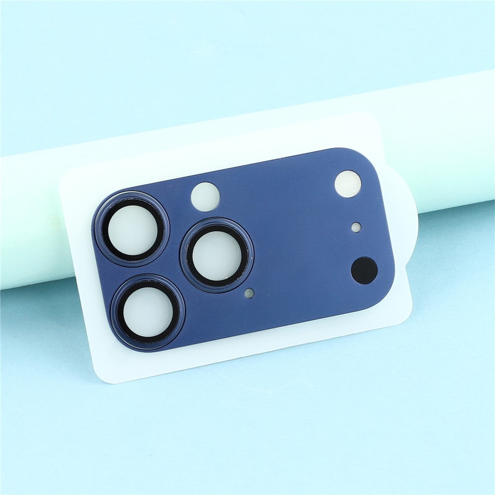 2Pcs Camera Lens Protector for iPhone 16 Pro Max / 15 Pro Max / 14 Pro Max Transform to 17 Pro Max Metal + Tempered Glass Lens Film