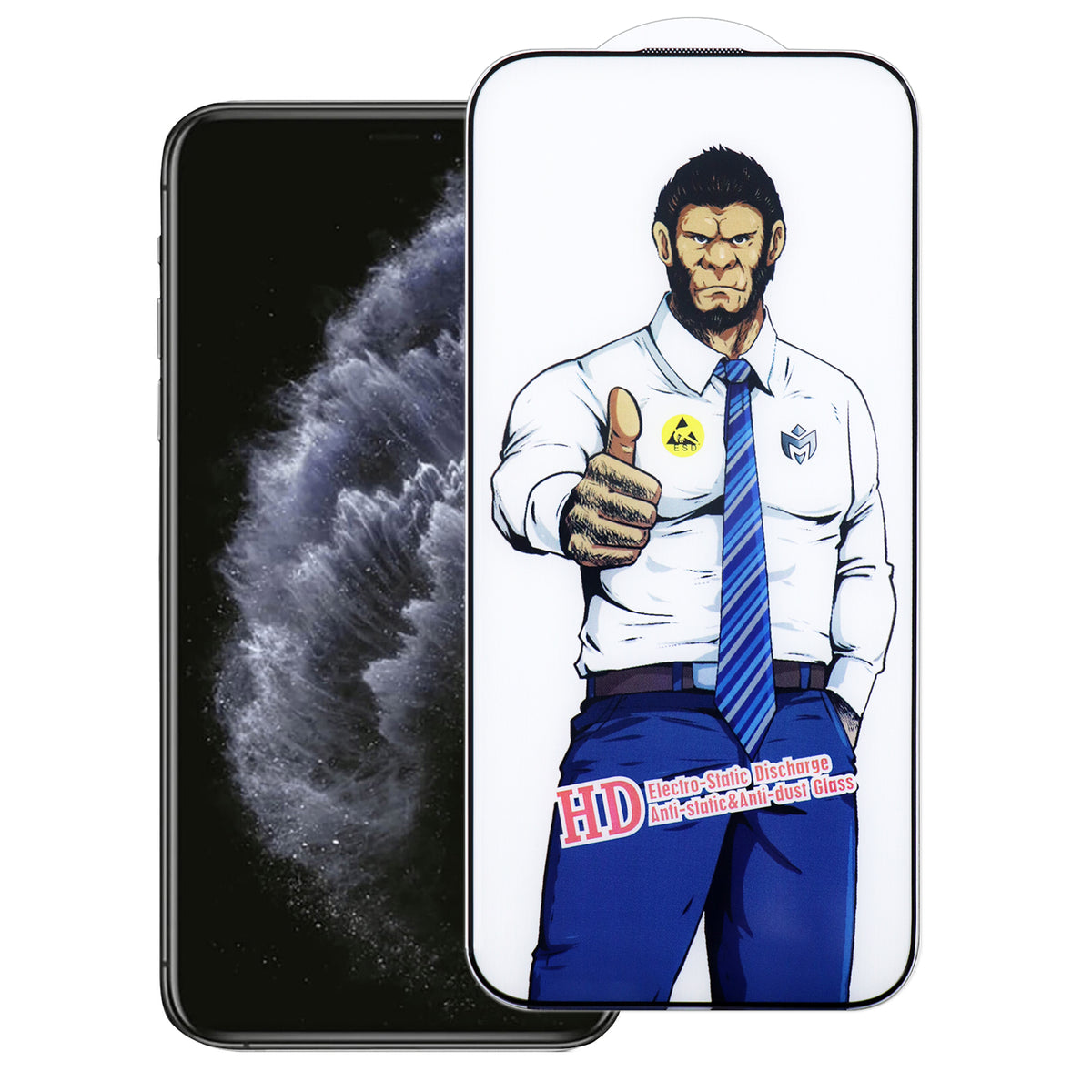 For iPhone 11 Pro Full Screen Protector Anti-explosion HD Clear High Aluminium-silicon Glass Film