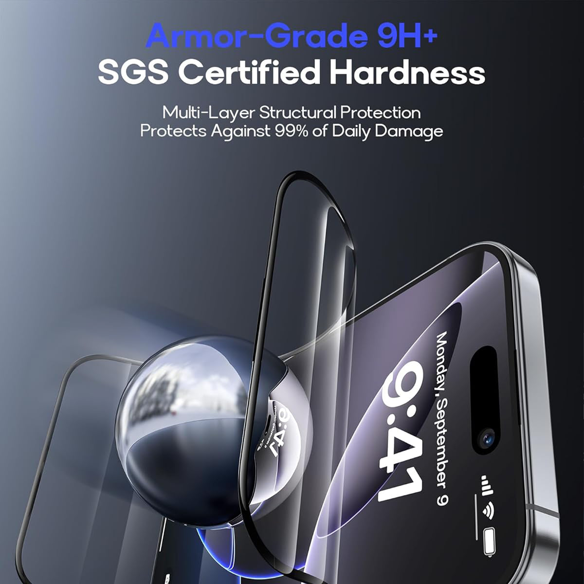 For iPhone 11 Pro Full Screen Protector Anti-explosion HD Clear High Aluminium-silicon Glass Film