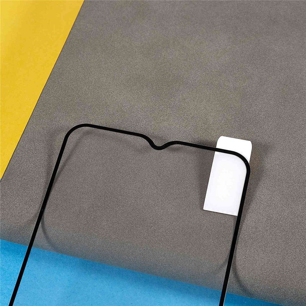 Anti-explosion Screen Protector For Oppo A58 5G, Tempered Glass Full Glue Silk Printing Black Edge Full Covering Film