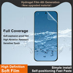 IMAK Hydrogel Film 4. til Realme GT 8 Pro 5G / GT 8 5G Fuld Skærmbeskytter Ultra Klar Fuld Lim Blød TPU Film (Fingeraftryksoplåsning)