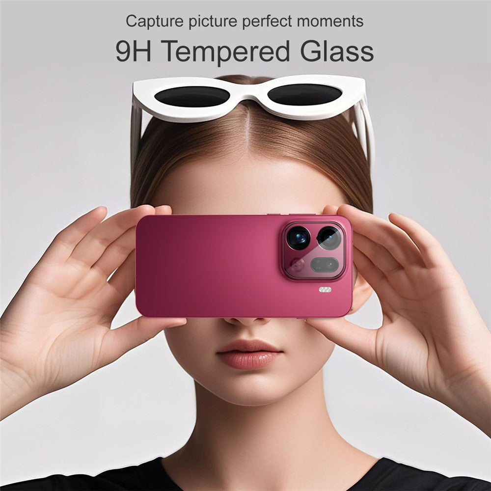 IMAK For Oppo Find X9 Pro 5G Camera Lens Protector Tempered Glass Full Cover Lens Film with Self Positioning Frame