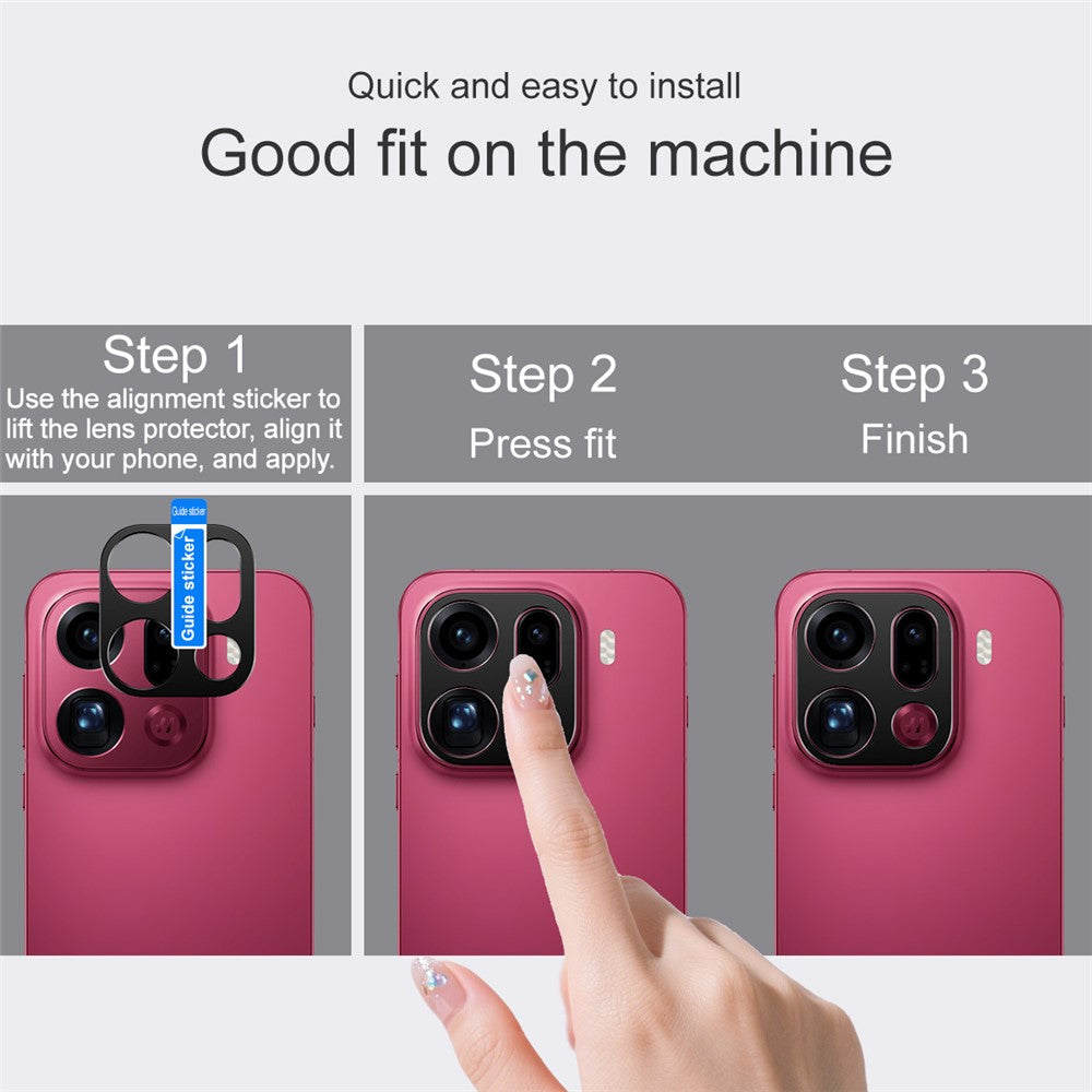 IMAK For Oppo Find X9 Pro 5G Metal Camera Lens Protector Lens Protective Cover