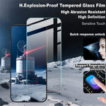 IMAK H-serien för Oppo K15 Pro+ 5G / Find X9 Pro 5G skärmskydd härdat glas HD klar film (inte heltäckande) (fingeravtryckslåsning)