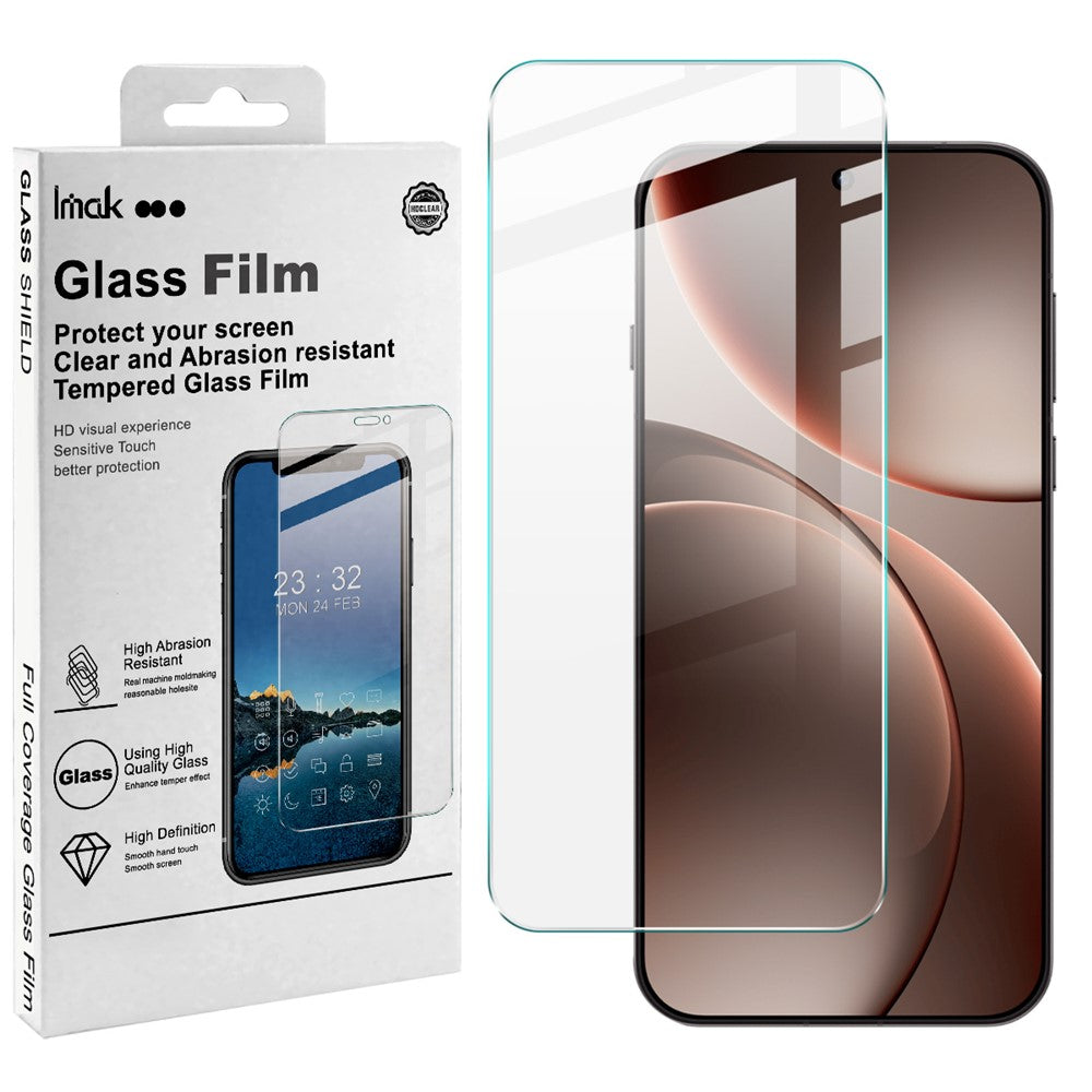 IMAK H-serien för Oppo K15 Pro+ 5G / Find X9 Pro 5G skärmskydd härdat glas HD klar film (inte heltäckande) (fingeravtryckslåsning)
