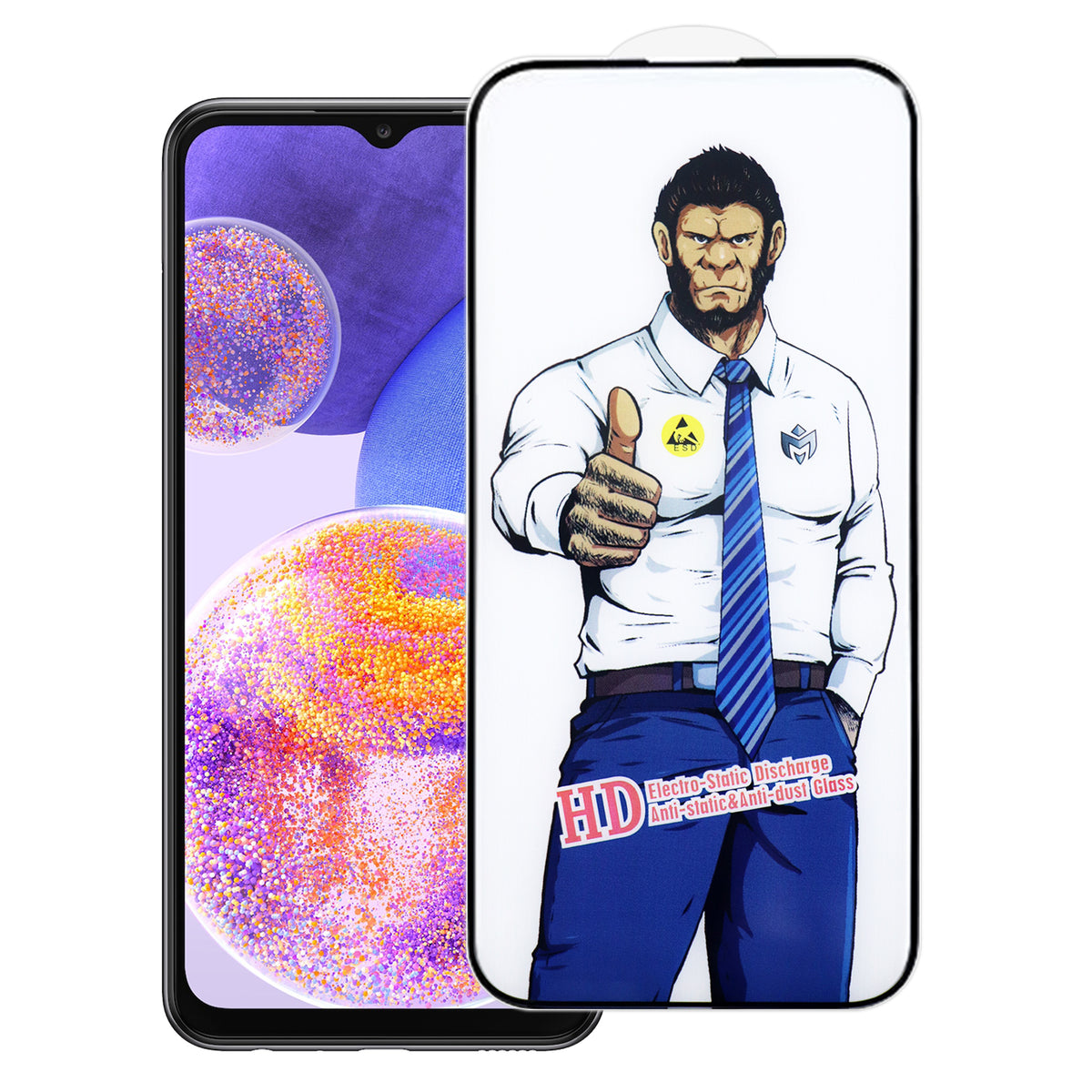 For Samsung Galaxy A23 4G Full Screen Protector Anti-explosion HD Clear High Aluminum-Silicon Glass Film