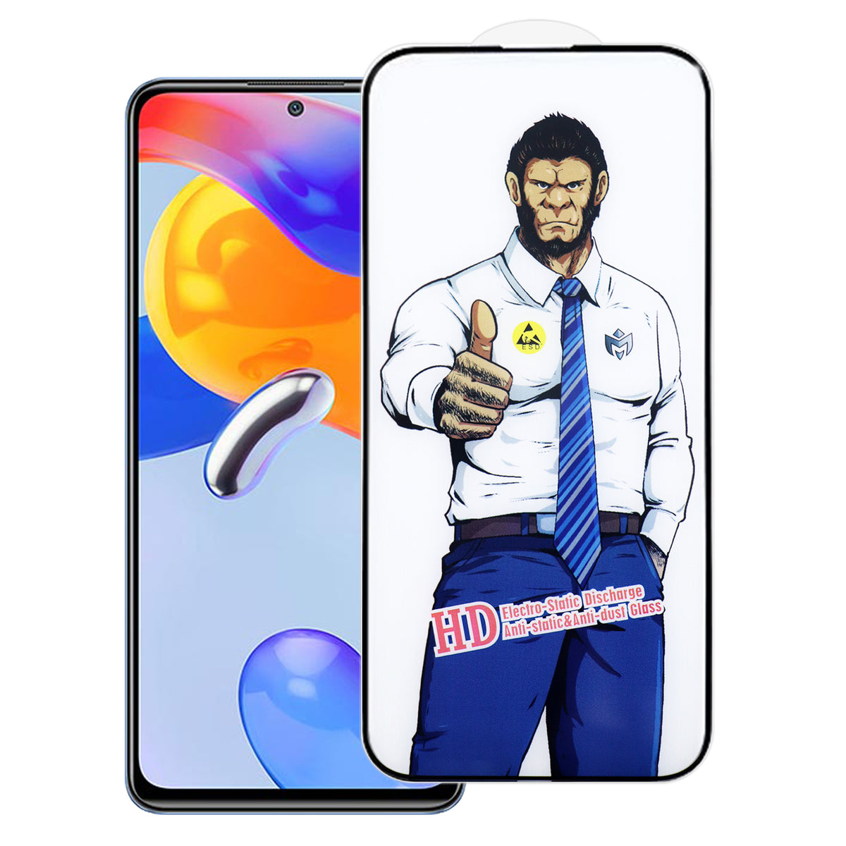 Xiaomi Redmi Note 11 Pro Helskärmsskydd Explosionsskyddande HD Klar Hög Aluminium-Silikon Glasfilm