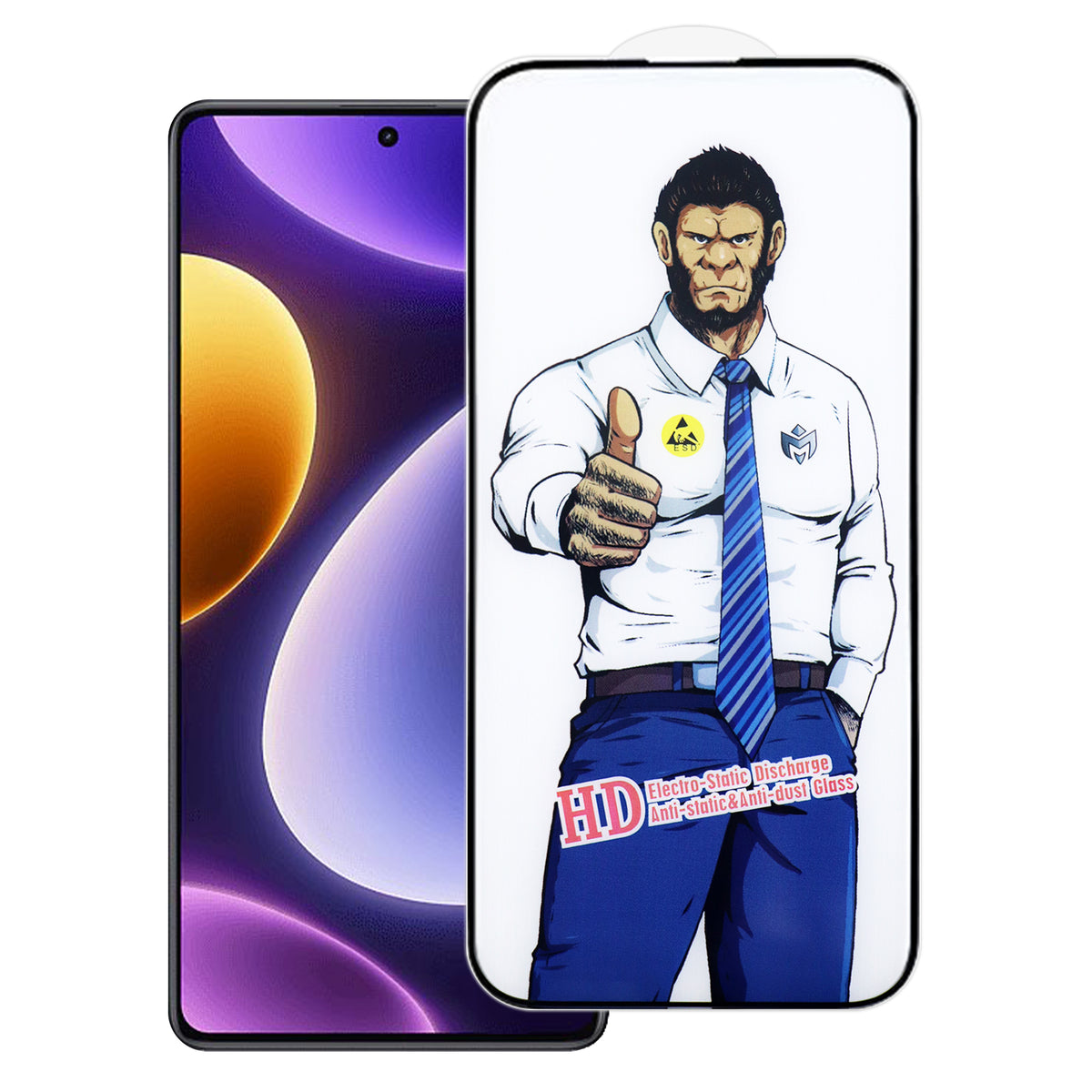 Xiaomi Redmi Note 12 Turbo Helskärmsskydd Explosionsskydd HD Klar Hög Aluminium-Silikon Glasfilm