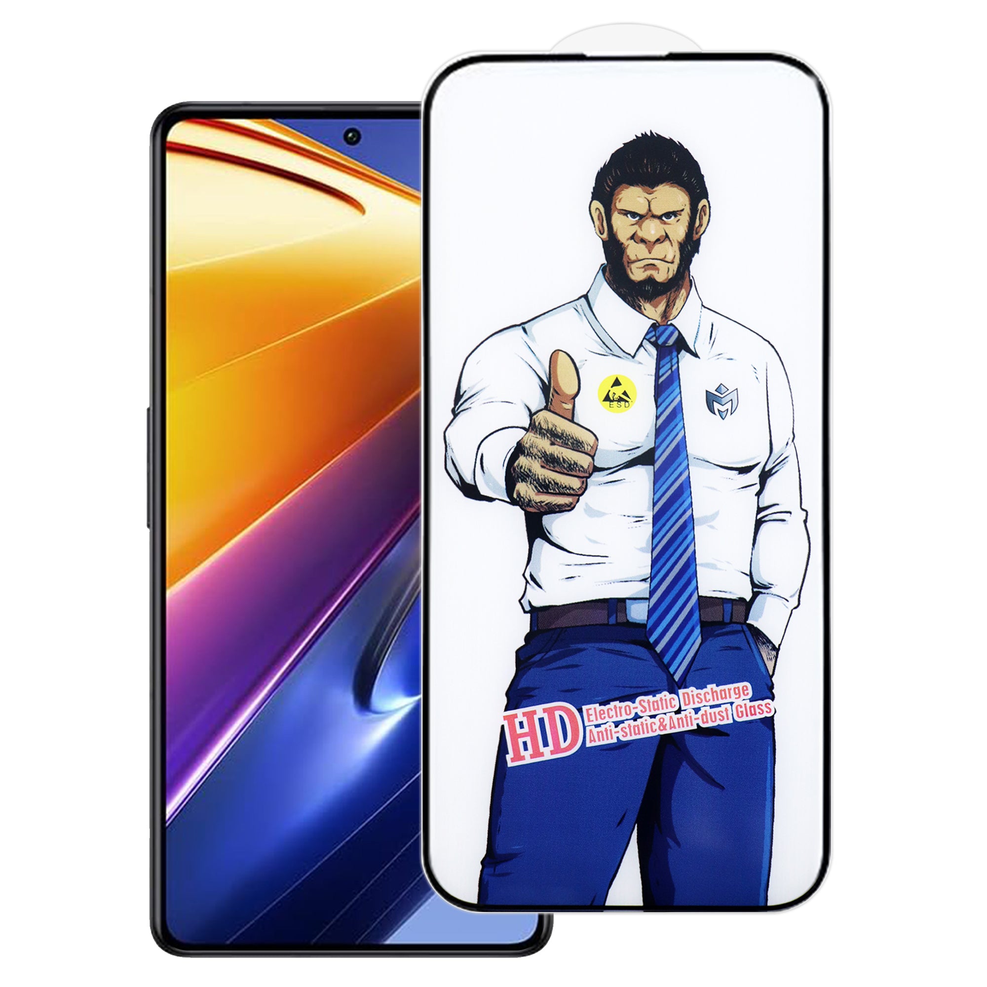 Xiaomi Poco F4 GT Helskärmsskydd Explosionsskydd HD Klar Hög Aluminium-Silikon Glasfilm