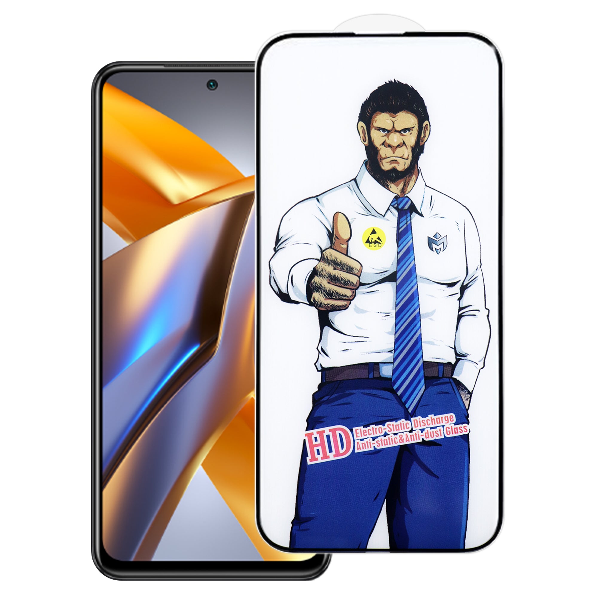 Xiaomi Poco M5s 4G Helskärmsskydd Explosionsskydd HD Klar Hög Aluminium-Silikon Glasfilm