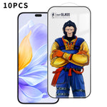 For Honor X60i 5G 10Pcs Full Screen Protector 3D Arc 120C Anti-Static Silk Printing High Aluminium-silicon Glass Film