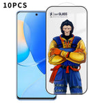 For Huawei nova 9 SE 10Pcs Full Screen Protector 3D Arc 120C Anti-Static Silk Printing High Aluminium-silicon Glass Film