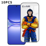 For Huawei nova 12s 4G 10Pcs Full Screen Protector 3D Arc 120C Anti-Static Silk Printing High Aluminium-silicon Glass Film