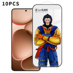Oppo Find X8 Ultra 5G 10 st. helskärmsskydd 3D Arc 120C antistatiskt silkestryck hög aluminium-kiselglasfilm