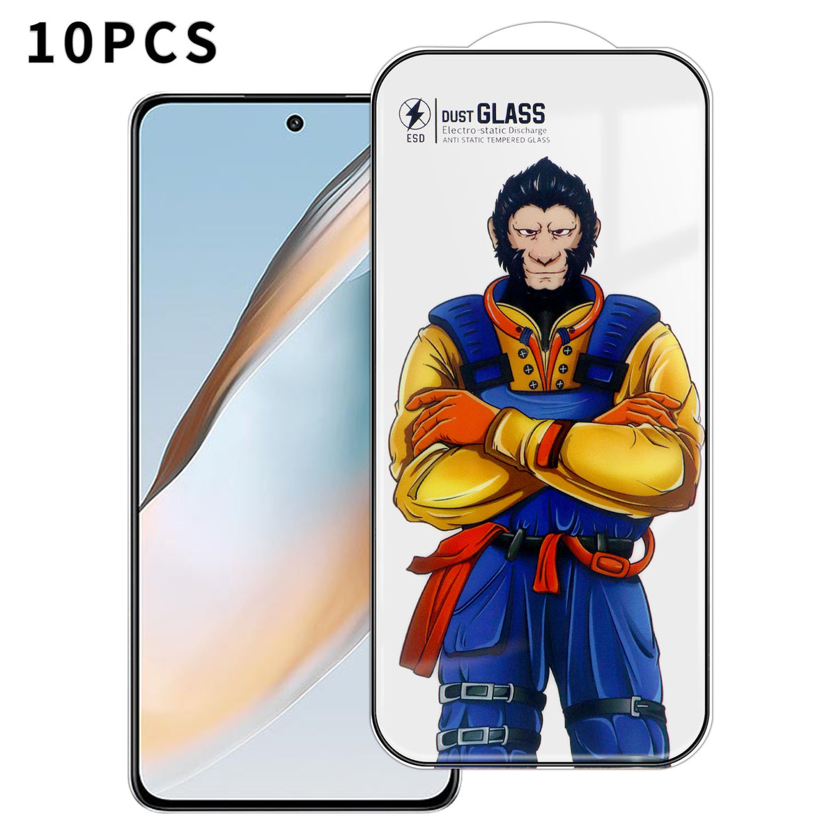 For Oppo K12 Plus 5G 10Pcs Full Screen Protector 3D Arc 120C Anti-Static Silk Printing High Aluminium-silicon Glass Film