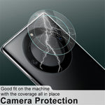 IMAK 2Pcs / Set Camera Lens Protector for Honor X40 5G / X9a 5G / Magic5 Lite 5G , Anti-explosion Bubble-free HD Clear Tempered Glass Lens Cover Film