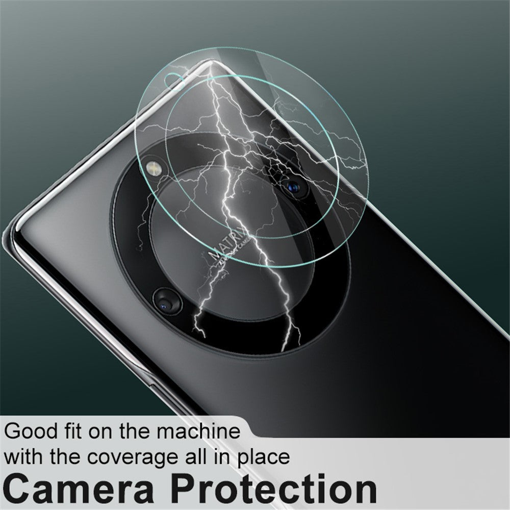 IMAK 2Pcs / Set Camera Lens Protector for Honor X40 5G / X9a 5G / Magic5 Lite 5G , Anti-explosion Bubble-free HD Clear Tempered Glass Lens Cover Film