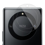 IMAK 2 st/set kameralinsskydd för Honor X40 5G / X9a 5G / Magic5 Lite 5G, explosionsskyddande bubbelfri HD genomskinlig härdad glaslinsskyddsfilm