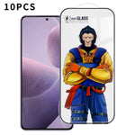 For Xiaomi Redmi K70 Pro 5G 10Pcs Full Screen Protector 3D Arc 120C Anti-Static Silk Printing High Aluminium-silicon Glass Film