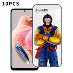 Xiaomi Redmi Note 12 5G (Global) 10 st. helskärmsskydd 3D Arc 120C antistatiskt silkestryck hög aluminium-kiselglasfilm