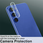 IMAK reptåligt ultraklart kameralinsskydd för Samsung Galaxy S23 / S23+, integrerad linsfilm i härdat glas + linsskydd i akryl