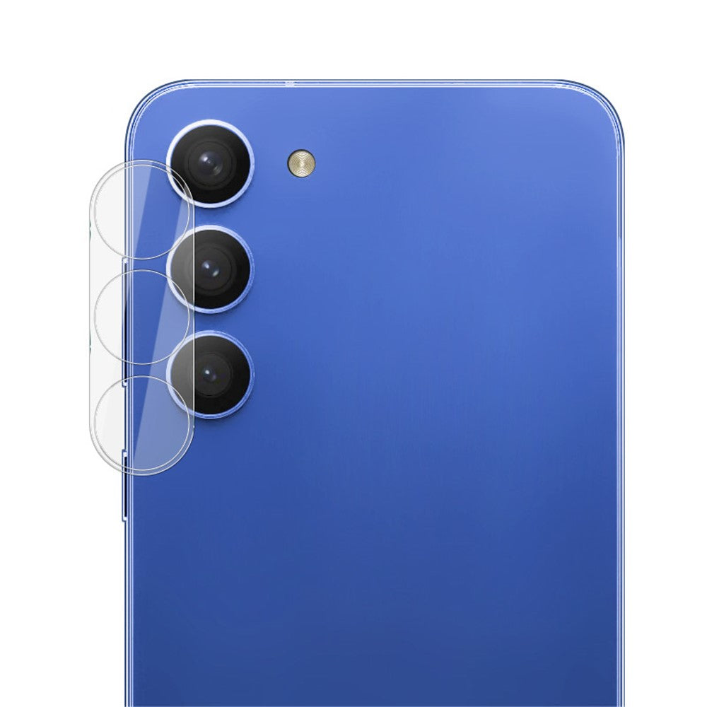 IMAK reptåligt ultraklart kameralinsskydd för Samsung Galaxy S23 / S23+, integrerad linsfilm i härdat glas + linsskydd i akryl