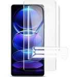 IMAK 2 st/set Hydrogelfilm III Skärmskydd för Xiaomi Redmi Note 12 Pro 5G / Note 12 Pro Speed 5G / Poco X5 Pro 5G Mjuk TPU Explosionsskyddande Heltäckande HD-film