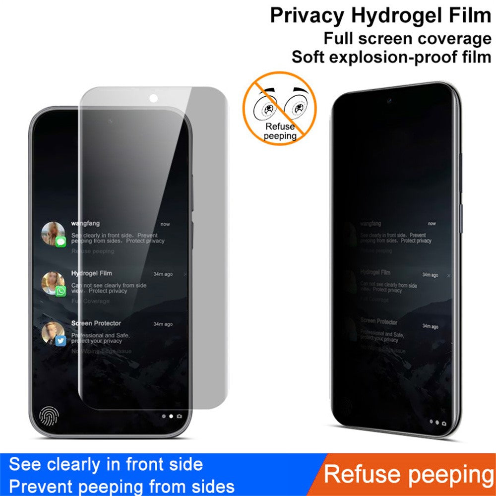 IMAK Privacy Hydrogel Film III For Huawei Mate 70 Air Anti-Spy TPU Phone Screen Film Full Covering Screen Protector