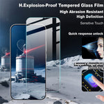 IMAK H-serien för Oppo Reno15 Pro Max 5G (Global) / Reno15 Pro 5G (Kina) skärmskydd härdat glas HD klar film (inte heltäckande) (fingeravtryckslåsning)