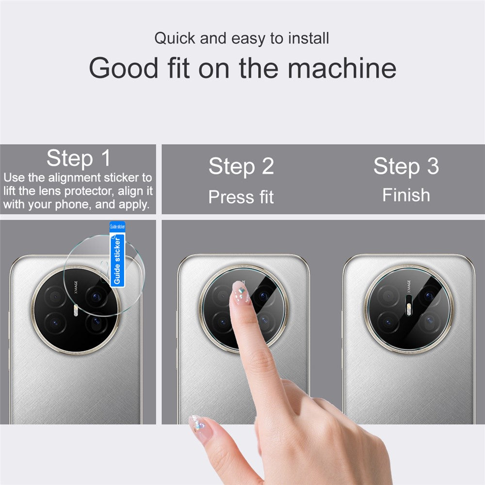 IMAK For Huawei Mate 70 Air Full Coverage Camera Lens Protector Slim Tempered Glass Lens Film