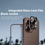 IMAK för Oppo Reno15 Pro Max 5G (Global) / Reno15 Pro 5G (Kina) Härdat glas, heltäckande linsfilm + akrylskydd (svart version)
