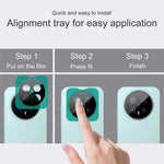 IMAK For Honor Magic8 5G Tempered Glass Full Cover Camera Lens Protector with Self Positioning Frame (Black Version)