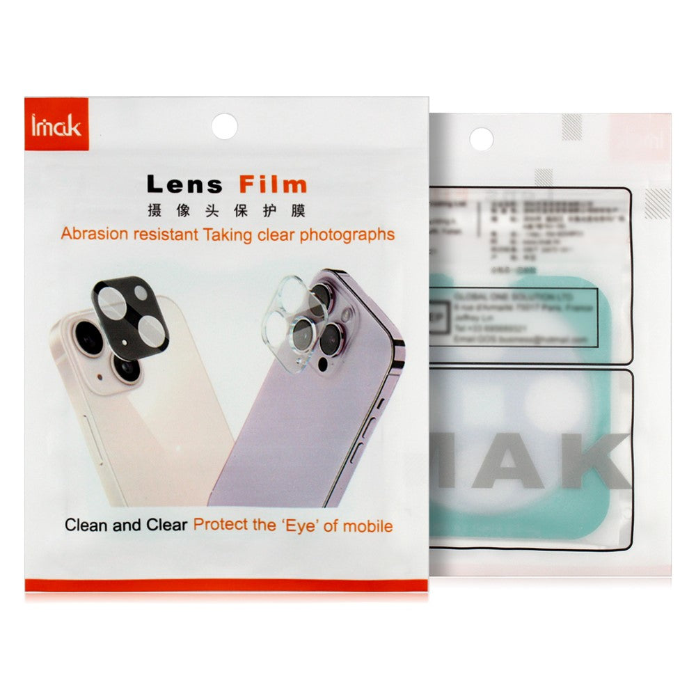 IMAK For Honor Magic8 5G Tempered Glass Full Cover Camera Lens Protector with Self Positioning Frame (Black Version)