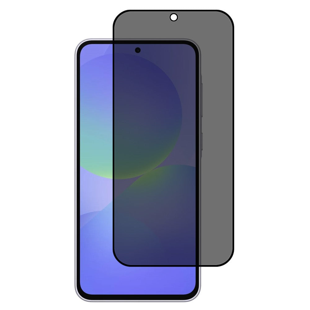 For Samsung Galaxy A37 5G Anti-Peep Tempered Glass Full Covering Silk Printing Screen Protector (No Fingerprint Unlock)