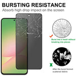 Samsung Galaxy A57 5G Härdat Glas Skärmskydd 2.5D Arc Edge Anti-Spy Film
