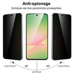 Samsung Galaxy A57 5G Härdat Glas Skärmskydd 2.5D Arc Edge Anti-Spy Film
