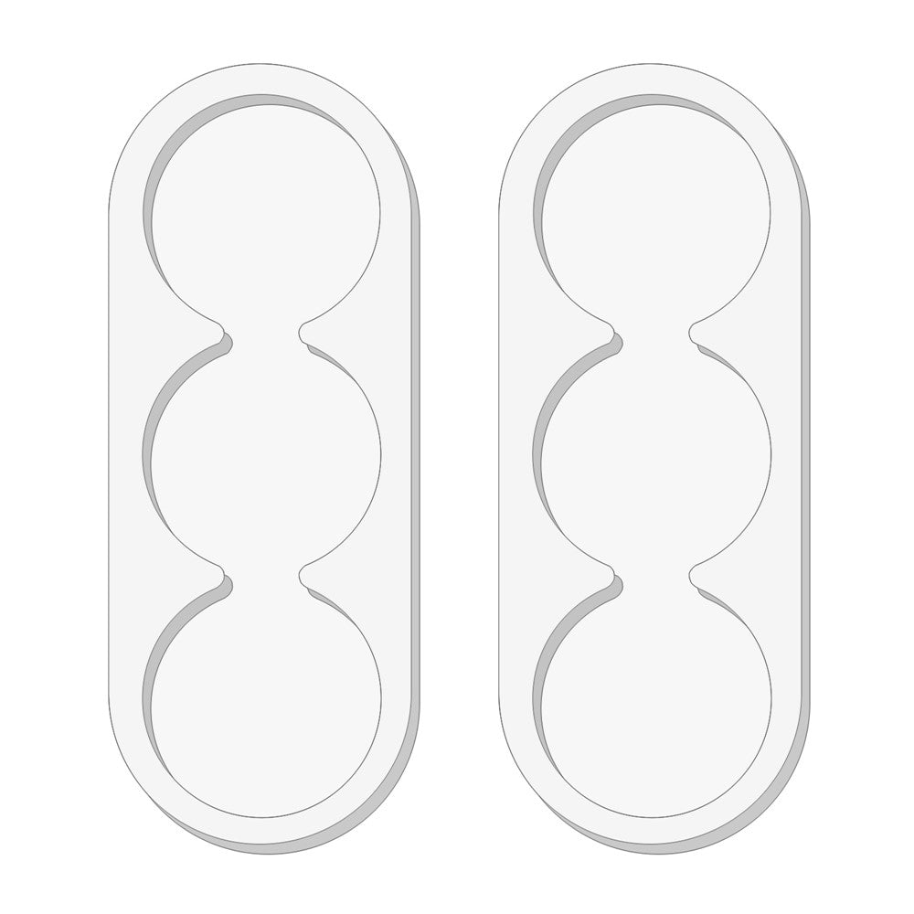2Pcs Camera Lens Protector For Samsung Galaxy A37 5G / A57 5G 3D Arc Edge Anti-Scratch Tempered Glass Lens Film