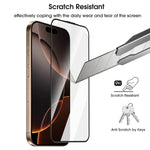 For iPhone 11 Pro Full Screen Protector HD Clear Silk Printing High Aluminium-silicon Glass Film with Dust Removal Installation Frame