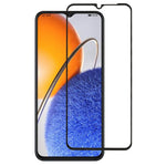 RURIHAI 0,26 mm ridsefast høj-aluminium-silikoneglasfilm til Huawei nova Y61 4G, 2,5D buet kant, fuld lim, sekundærhærdende fuldskærmsbeskyttelse